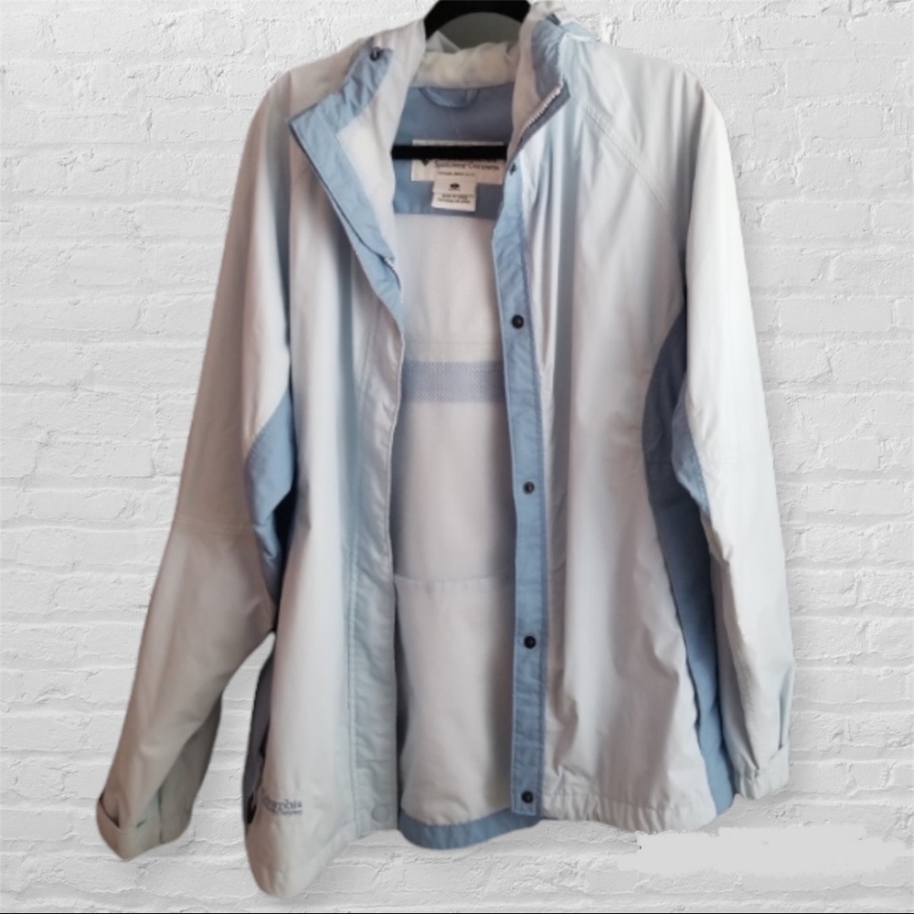 Columbia blue lightweight spring jacket